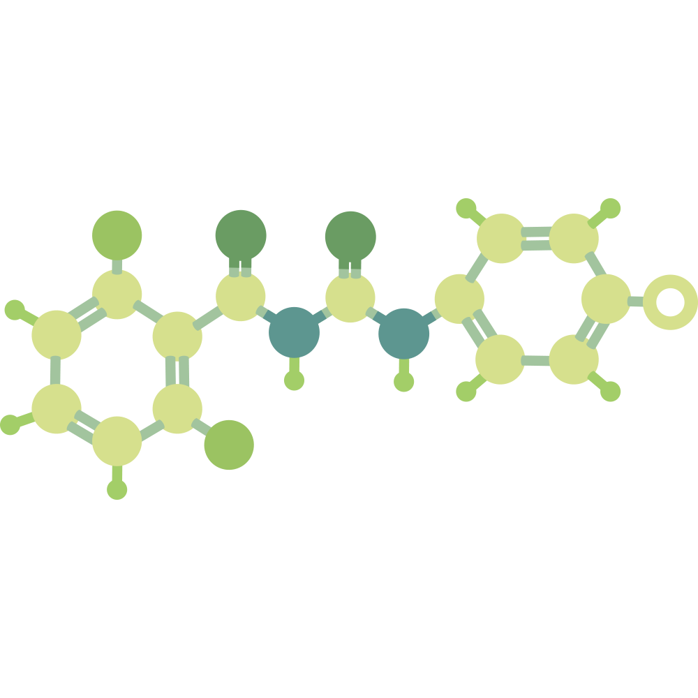Diflubenzuron Active Ingredient Molecule