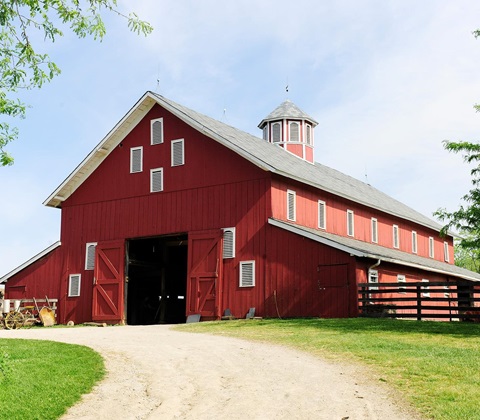red barn